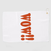 わあ ゴルフタオル (横)