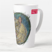 「わあ」リス カフェラテマグ (右アングル)