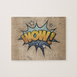 わあ!ヴィンテージ漫画ブックスチームパンクアポップ・アートのート ジグソーパズル