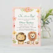 「わあ、男の子！」グリーンネイチャーサファリ 招待状 (スタンド正面)