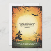 わか🪄しいおもしろいハローウィンパーティ! 招待状 (裏面)