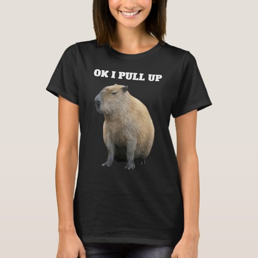 わかった俺が行く カピバラ Tシャツ (正面)