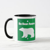 わかっているくまがあって下さい マグカップ (左)