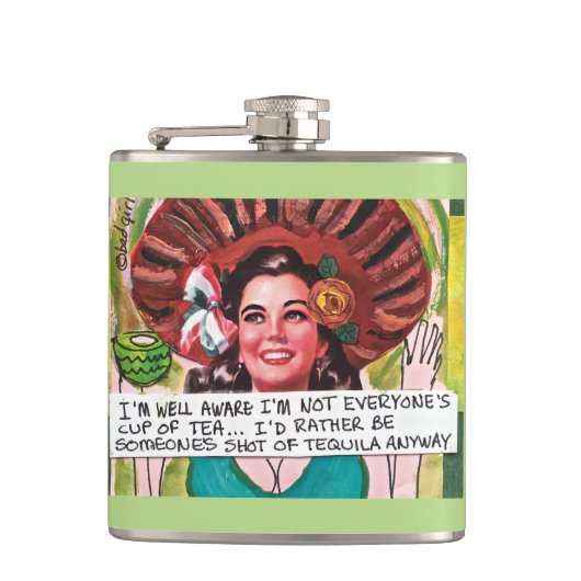 わかっているFLASK-I AM私は皆元気でいません フラスク (正面)