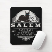 わがままな猫と家族のためのサレムの聖域 マウスパッド (マウス)