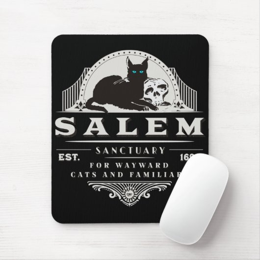 わがままな猫と家族のためのサレムの聖域 マウスパッド (マウス)
