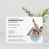わがままな看護師の独身パーティー招待状 招待状 (スタンド正面)