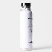 わがままは筋肉を鍛える必要があるようなものだ ウォーターボトル (右面)