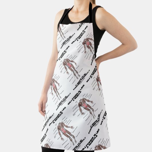 わがままは筋肉を鍛える必要があるようなものだ エプロン (インサイチュ)