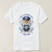 👮 ♂️💙 「わがヒーロー、わがパパ」 – 父の日 Tシャツ (デザイン正面)