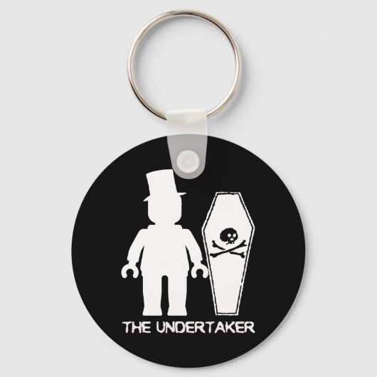 わがミニフィッカスタマイズクの葬儀屋 キーホルダー (正面)