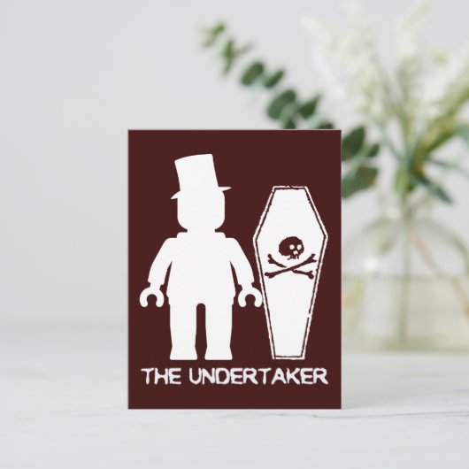 わがミニフィッカスタマイズクの葬儀屋 ポストカード (スタンド正面)