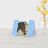 わが友よ、馬 カード (黄色い花)