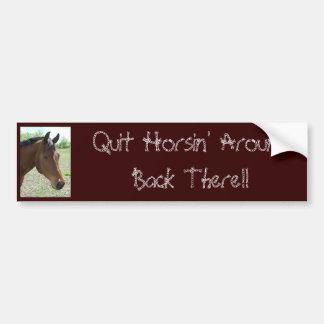 わが友よ、馬 バンパーステッカー