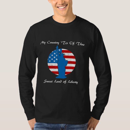 わが国は自由の国なり Tシャツ (正面)