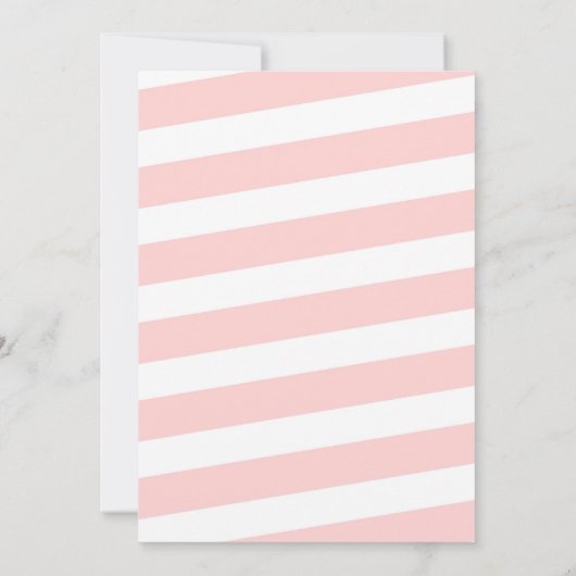 わが子の小さなカボチャガールファースト誕生日ピンクトラック 招待状 (裏面)