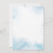 わが家のリトルマーメイドの1歳の誕生日パーティー 招待状 (裏面)