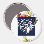 わが家賛美主父 マグネット (正面/裏面)