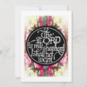 わが家賛美主父 招待状 (裏面)