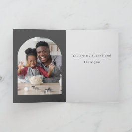 わが父よ、わがすごい英雄の父の日 サンキューカード