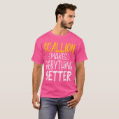 わけぎがすべてをよりよくする スプリングオニオン 野菜 Tシャツ (正面フル)