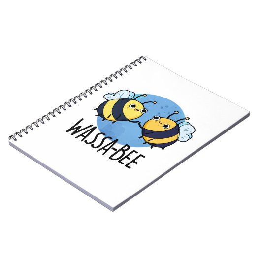 わさびーおもしろわさび蜂パンプン ノートブック (左側)