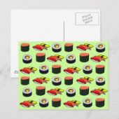 わさび緑すし ポストカード (正面/裏面)