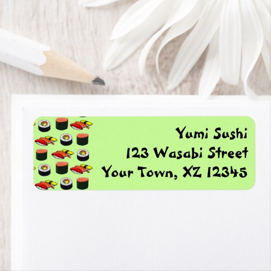わさび緑すし ラベル (インサイチュ)