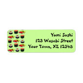 わさび緑すし ラベル (正面)