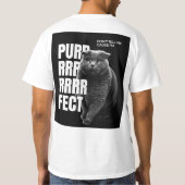 わざとらしいグランジ仕上げ – Cat Attitation Tシャツ (裏面)