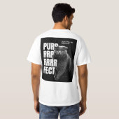 わざとらしいグランジ仕上げ – Cat Attitation Tシャツ (裏面フル)