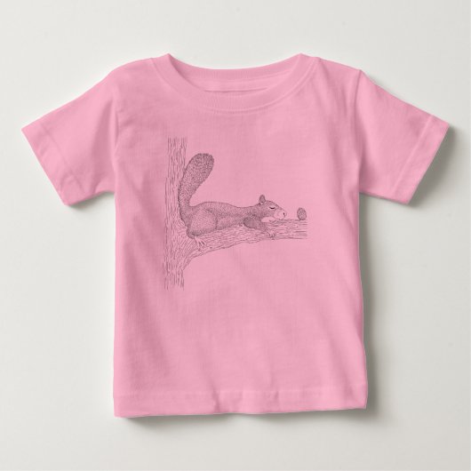 「わしの大切」ウォルナット ベビーTシャツ (正面)