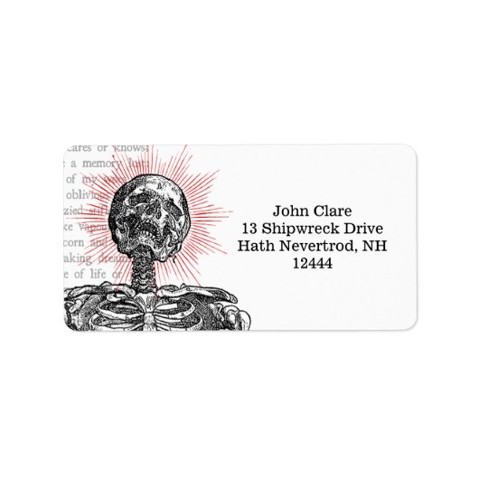 わしはスケルトンだ！ ラベル (正面)