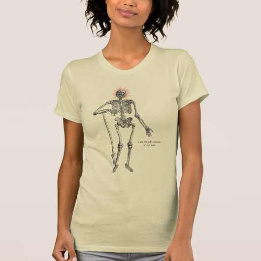 わしはスケルトンだ！ Tシャツ (正面)