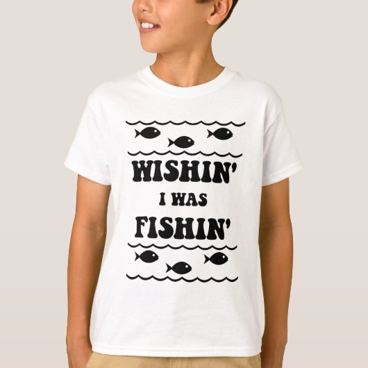 「わしんわは釣り人」 Tシャツ (正面)