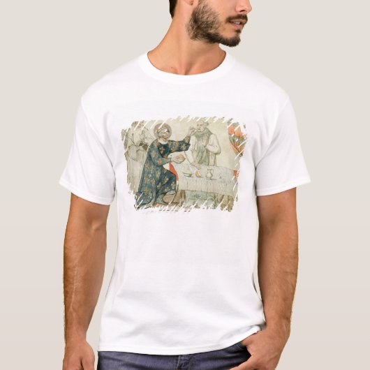 わずかな修道士を食べ物を与えるセントルイス Tシャツ (正面)