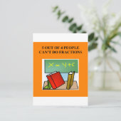 わずかな数学のジョーク ポストカード (スタンド正面)