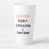 わずかに不気味白いハロウィーンコーヒーマグ カフェラテマグ (正面)