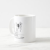 わずかに不規則なハト時計 コーヒーマグカップ (正面左)