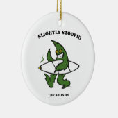 わずかに口蓋状の セラミックオーナメント (右)