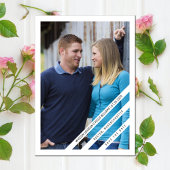 わずかに斜めの写真日付を保存 |白 セーブザデート