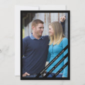 わずかに斜めの写真日付を保存 |黒 セーブザデート (正面)