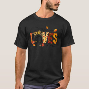 わずか2年生の先生で秋のMessy Bunを愛する Tシャツ