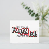 わたおもしろい忘れる ポストカード (スタンド正面)