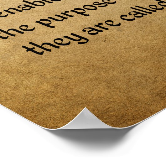 わたしたちは神を知っているからである(聖なる書物、 経典ローマ8:28) ポスター (角)