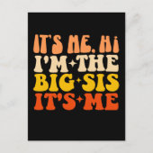 わたしだよ!ハイ!お姉ちゃん大きいよ!わたしだよ!面白いお姉ちゃん! ポストカード (正面)