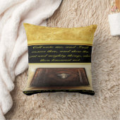 わたしに呼びなさい。そうすればエレミヤに答える33:3 クッション (ブランケット)