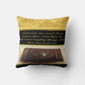 わたしに呼びなさい。そうすればエレミヤに答える33:3 クッション (裏面)