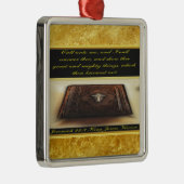 わたしに呼びなさい。そうすればエレミヤに答える33:3 メタルオーナメント (右)