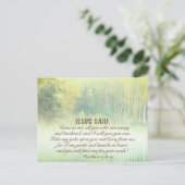 わたしに来なさい、あなたたちに安息を与えよう。 ポストカード (スタンド正面)